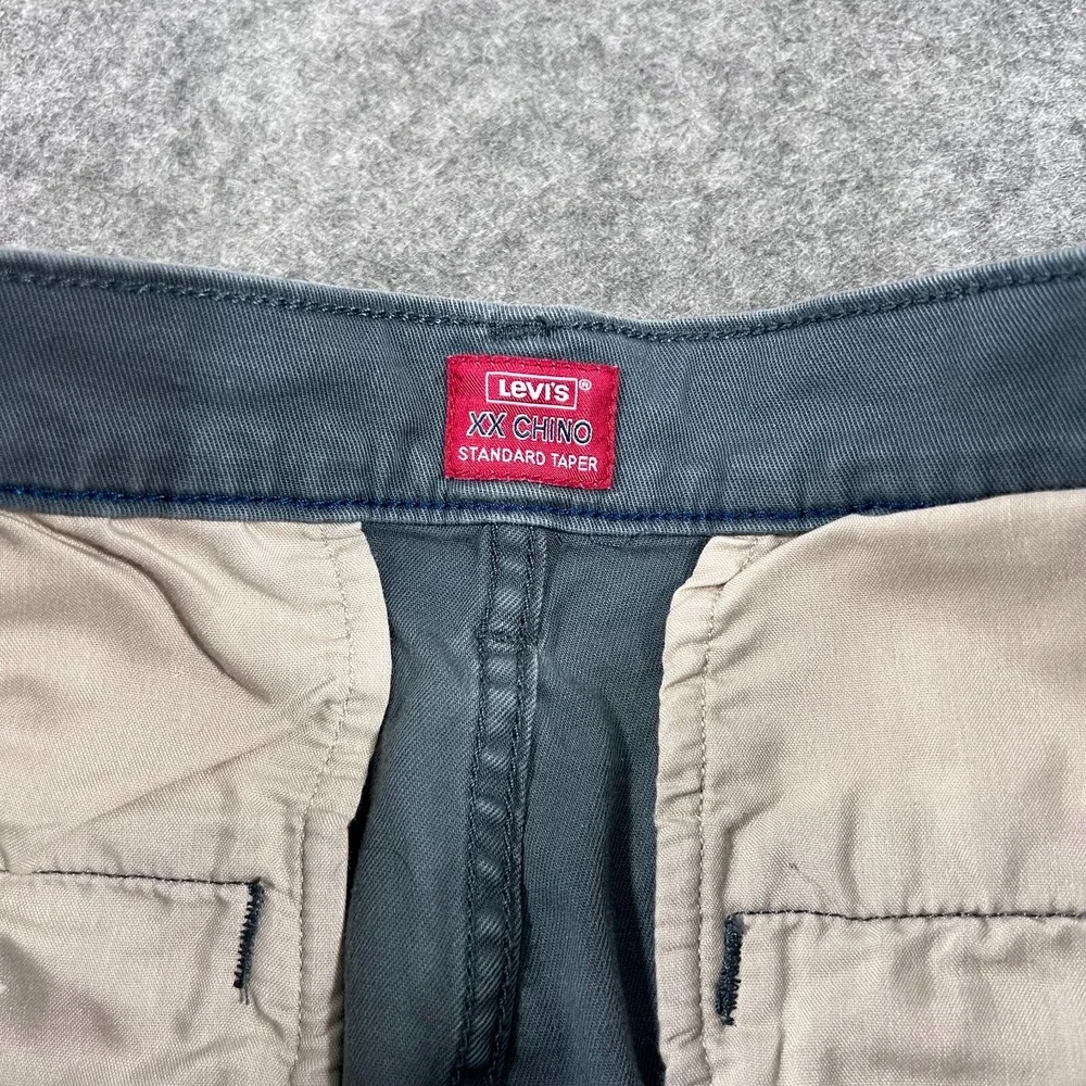 Levi's‎ XX Chino Gray Wash Denim Standard Taper Leg Jeans Men's Size 29x28*